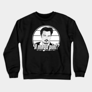 A mega pint? Happy hour Crewneck Sweatshirt